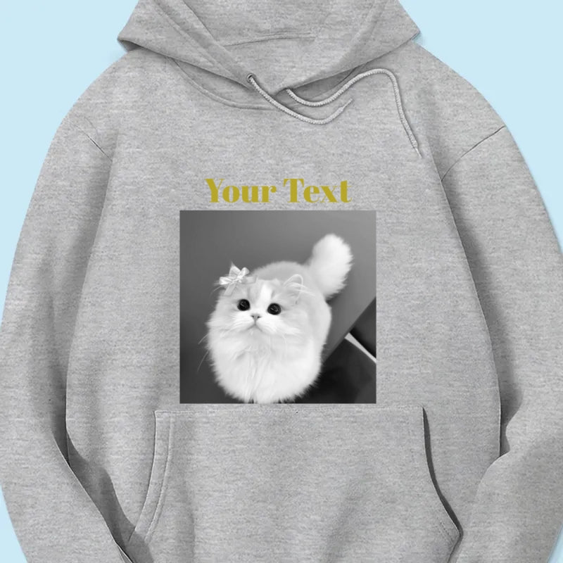 Personalized Pet Photo Shirt, Custom Dog & Owner Photo T-Shirt, Personalized Cat Photo Tee, Best Friend Ever Shirt, Custom Pet Lover Gift
