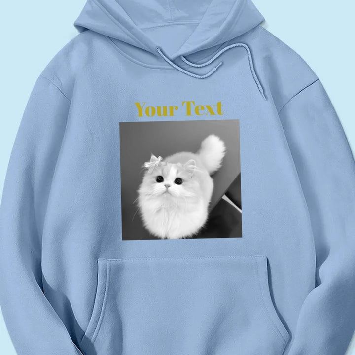 Personalized Pet Photo Shirt, Custom Dog & Owner Photo T-Shirt, Personalized Cat Photo Tee, Best Friend Ever Shirt, Custom Pet Lover Gift