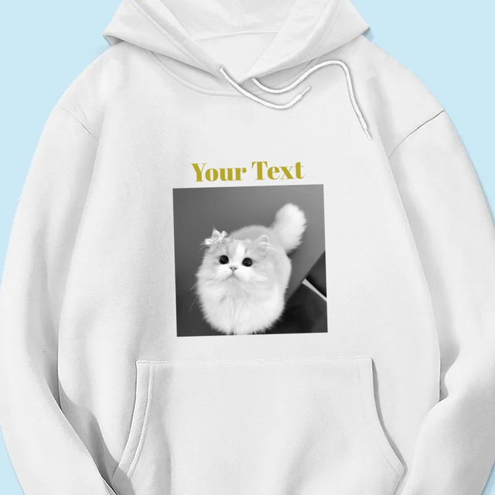 Personalized Pet Photo Shirt, Custom Dog & Owner Photo T-Shirt, Personalized Cat Photo Tee, Best Friend Ever Shirt, Custom Pet Lover Gift