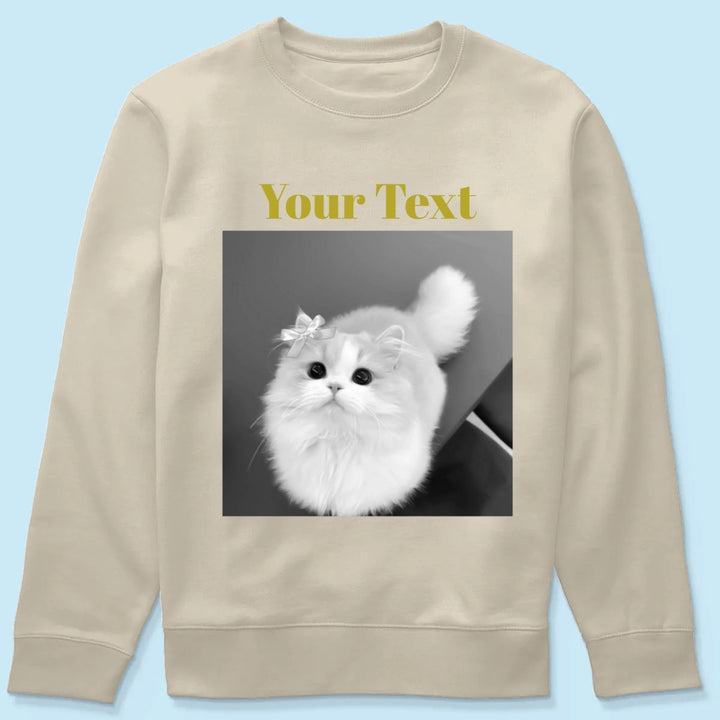 Personalized Pet Photo Shirt, Custom Dog & Owner Photo T-Shirt, Personalized Cat Photo Tee, Best Friend Ever Shirt, Custom Pet Lover Gift