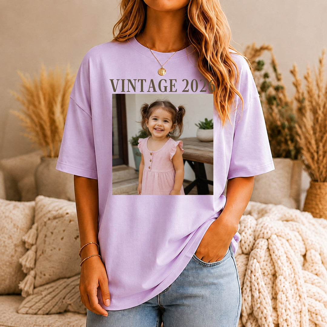 Personalized 30th Birthday Shirt, Custom Photo Unisex Birthday Shirt, 30th Birthday Gift, 40th Birthday Gift, Vintage 1996 Shirt, 1986 Shirt