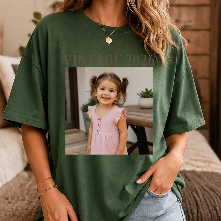 Personalized 30th Birthday Shirt, Custom Photo Unisex Birthday Shirt, 30th Birthday Gift, 40th Birthday Gift, Vintage 1996 Shirt, 1986 Shirt