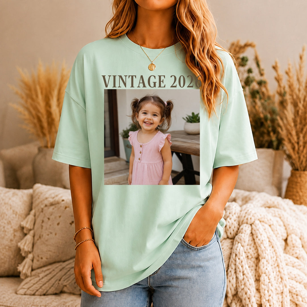 Personalized 30th Birthday Shirt, Custom Photo Unisex Birthday Shirt, 30th Birthday Gift, 40th Birthday Gift, Vintage 1996 Shirt, 1986 Shirt