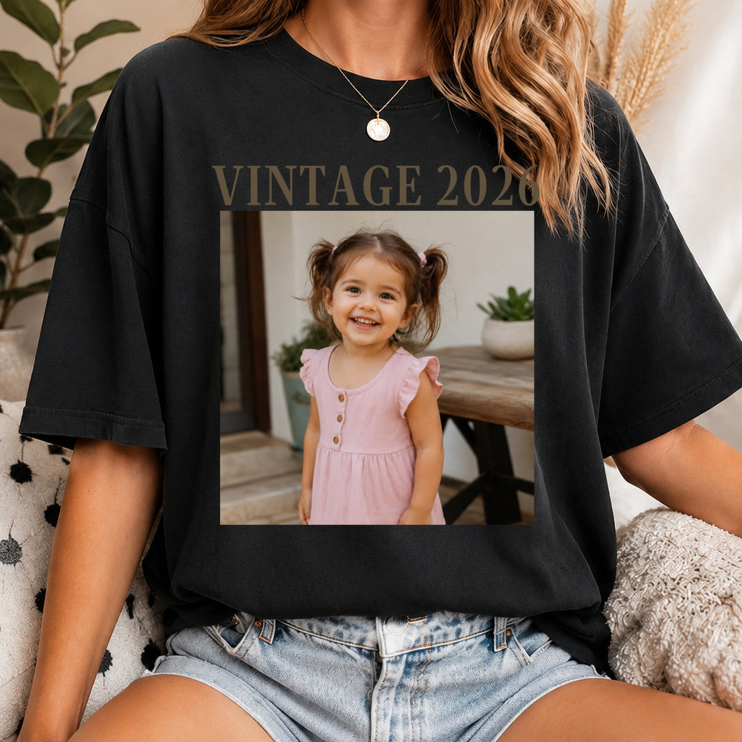 Personalized 30th Birthday Shirt, Custom Photo Unisex Birthday Shirt, 30th Birthday Gift, 40th Birthday Gift, Vintage 1996 Shirt, 1986 Shirt