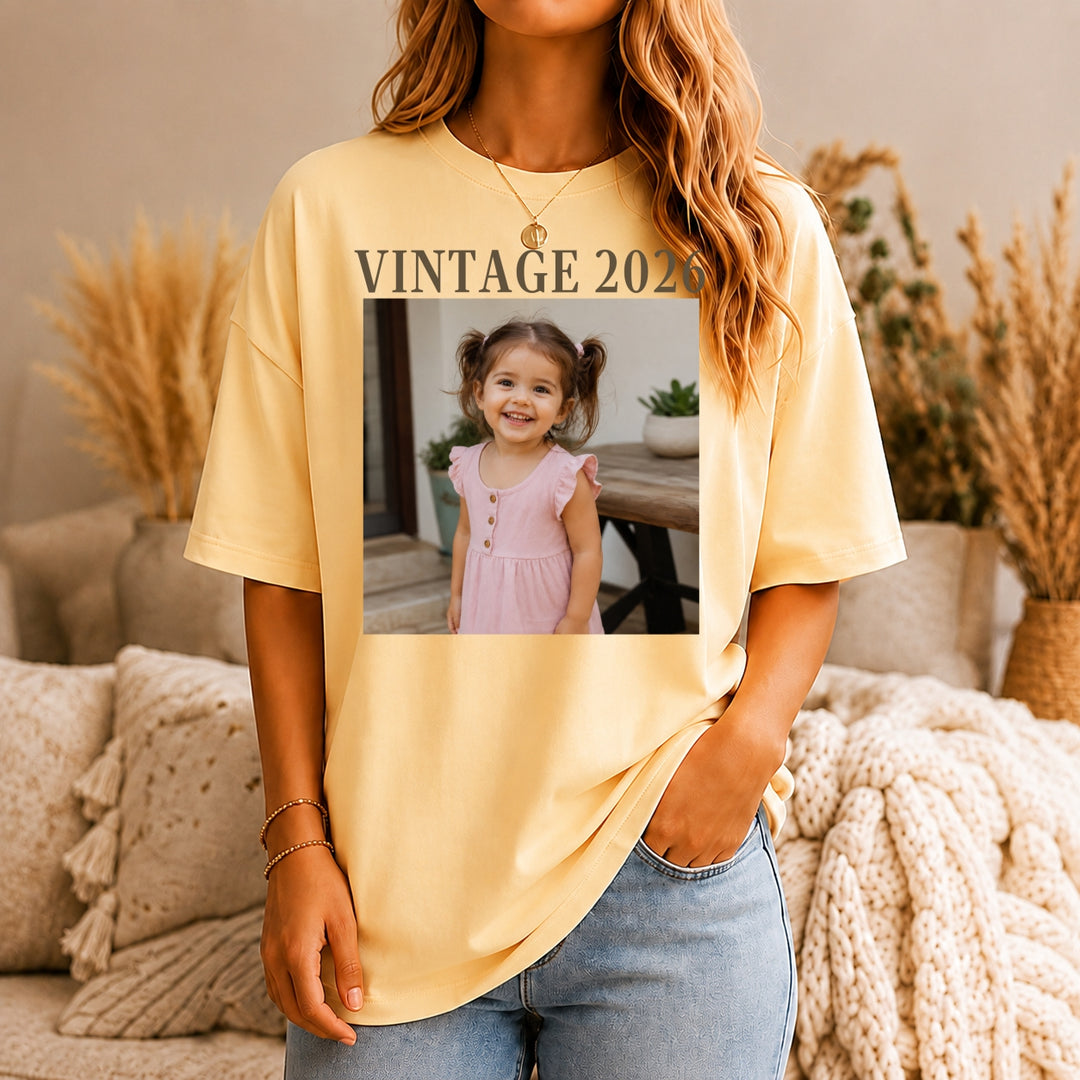 Personalized 30th Birthday Shirt, Custom Photo Unisex Birthday Shirt, 30th Birthday Gift, 40th Birthday Gift, Vintage 1996 Shirt, 1986 Shirt