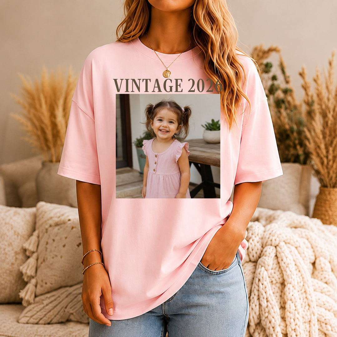 Personalized 30th Birthday Shirt, Custom Photo Unisex Birthday Shirt, 30th Birthday Gift, 40th Birthday Gift, Vintage 1996 Shirt, 1986 Shirt