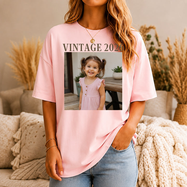 Personalized 30th Birthday Shirt, Custom Photo Unisex Birthday Shirt, 30th Birthday Gift, 40th Birthday Gift, Vintage 1996 Shirt, 1986 Shirt