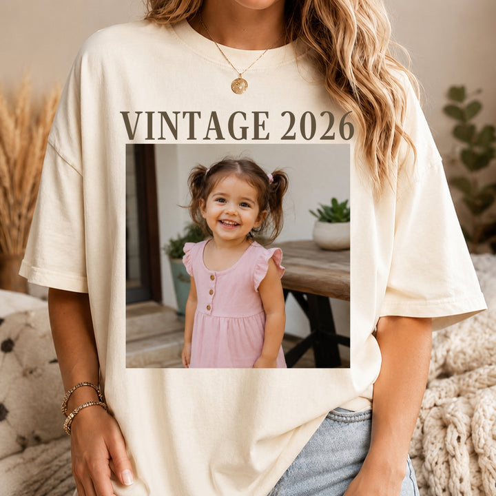 Personalized 30th Birthday Shirt, Custom Photo Unisex Birthday Shirt, 30th Birthday Gift, 40th Birthday Gift, Vintage 1996 Shirt, 1986 Shirt